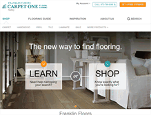 Tablet Screenshot of franklinfloorsnutley.com